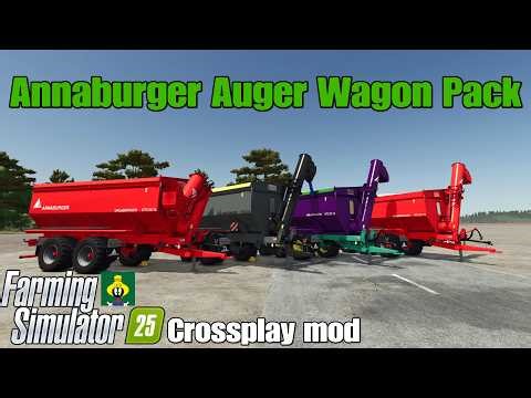 Annaburger Auger Wagon Pack / FS25 crossplay mod