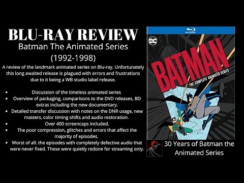 Batman The Complete Animated Series Blu-ray Review