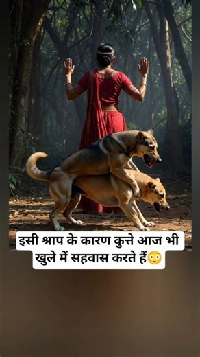 Why do dogs mate in the open 😳 Mahabharata Mystery❗Draupadi Cursed Dogs Mahabharat Hidden Facts