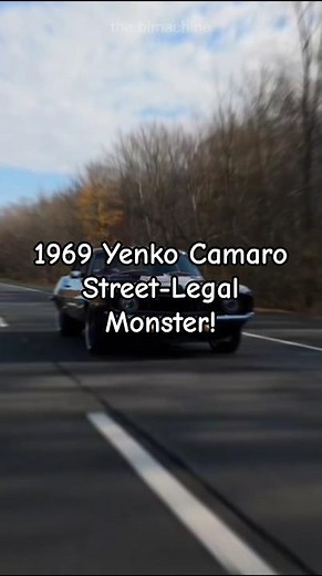 1969 Chevy Yenko Camaro: The 425HP Dealer-Built Legend #shorts #1969camaro #iconiccars