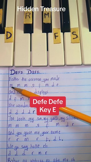 Hidden Treasure - Defe Defe: Sofa Notes And Lyrics