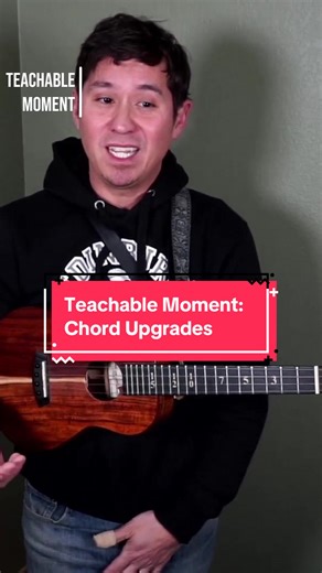 Turn simple chords into richer harmony. Learn how small substitutions and inversions can make your chorus sound fuller and more musical. Explore more at ukuleleinspired.com #ukuleleinspired #ukulele #uke #alwayslearning #ukulelelesson