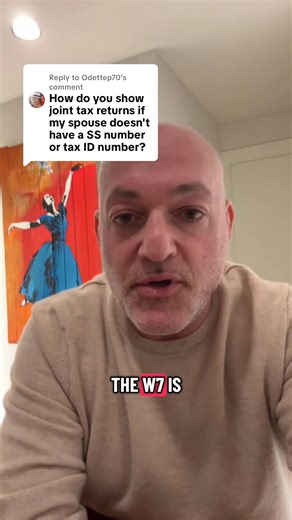 attach a W7 to the 1040 return to request a tax identification number. #lawtok #immigrationlawyer #lawyersoftiktok #immigration #taxes | Brad Show Live