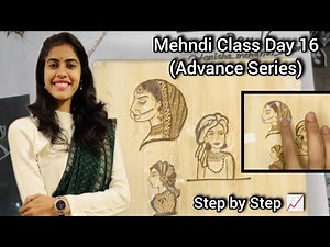 Advanced Mehndi Class Day 16 | Tanisha Mehandi Tutorial