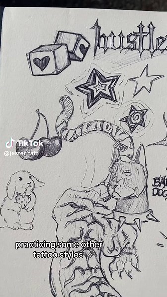 Trying to get comfortable with more styles #fyp #tattoo #tattooartist #artist #art