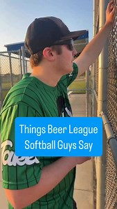 Things Beer League Softball Guys say... #beerleauge #beerleauguesoftball #softball #softballmemes | 10,000 Takes