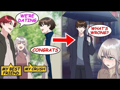 My crush started dating my best friend. Then I found her crying at night. He cheated!? [Manga]