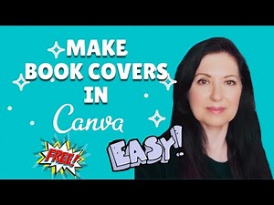 Create A Free Book Cover On Canva - for low content book publishing, no skills required
