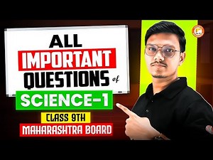 Class 9th Mid Term Science 1 All Important Questions | MH Board Science 1 Class 9th | By Pravin Sir
