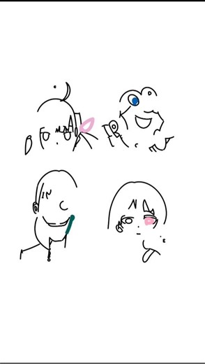 ほとんどの人がもう忘れたキャラクターたちをアルファベットだけで描いてみた！ #アニメ #イラスト