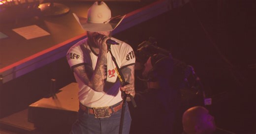 Post Malone draws massive crowd for free Broadway concert