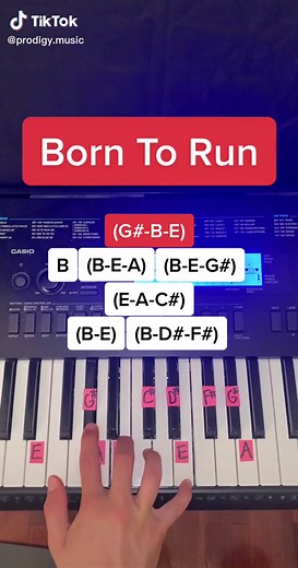 Learn to Play 'Born To Run' on Piano with this Easy Tutorial