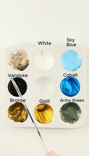 Watch These Paint Colors Create Magic in 30 Seconds! #satisfying