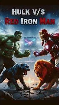 Hulk & Black Panther VS Iron Man & Red Lion 🦁 | Mahayudh Begins