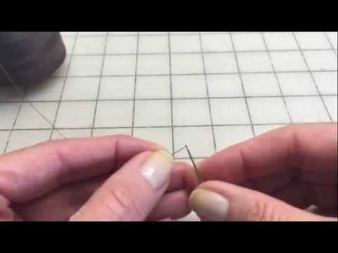 How to Tie a Knot Using a Single Strand Thread and Needle