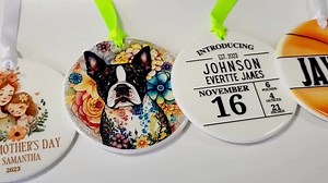 Personalized Thank You Ornament, Custom Appreciation Gift, Unique Thankyou Gift, Personally Custom Gift for Mom, Customized Thinking of You - Etsy