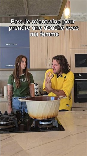 Je m'entraîne pour prendre une douche avec ma femme