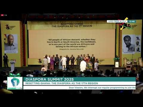 Diaspora Summit 2025: Resetting Ghana — The Diaspora as the 17th Region