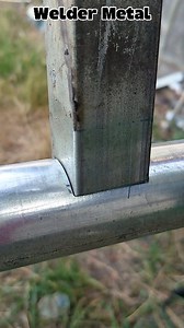 Good idea for connecting hollow pipes, not many people know about it #tricks #idea #joining #welder #weldingtricks | Welder Metal