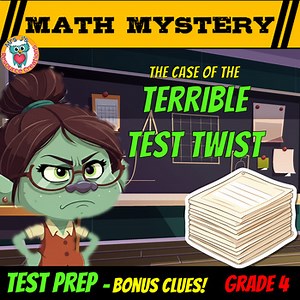 4th Grade Math Mystery Activity | End-of-Year Review & Fun Test Prep Game