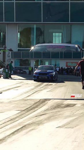 the Kozmic Motorsports crew have engineered a monster. This modern STI tips the scales at just 2,950 lbs and still shattered records—hitting 182 mph for the STI MPH record and laying down an 8.02 to claim the Mean Street class record at World Cup Finals. Under the hood is an IAG Performance block with Kozmic’s refined headwork and a Precision Turbo 73.9 Next Gen R, all fed by methanol. Based on its weight and trap speed, the setup is estimated to make around 1,400 hp | Performance Auto Solutions