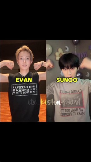 Evan and Sunoo same TikTok challenge🔥🥵#jaywonberry #sunoo #evan #shorts