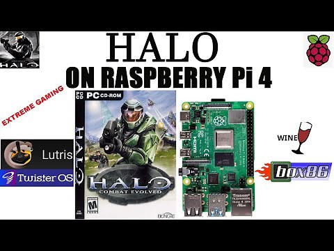 Raspberry Pi 4: HALO: COMBAT EVOLVED (test) - TwisterOS + Lutris + BOX86