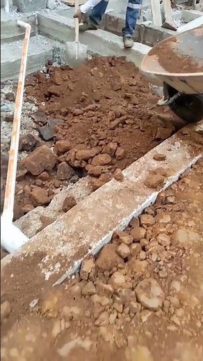 Relleno y compactación en cimentación