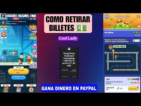 ✅ Cómo RETIRAR BILLETES de Cool Lady 💵 | APP PARA GANAR DINERO REAL a PayPal 2026🤑