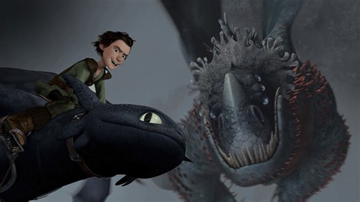 Hiccup and Toothless face the Red Death, How to Train Your Dragon