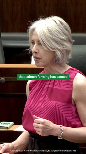 Long Bay was always the wrong place for a salmon farm. What was once a pristine waterway is now full of algal blooms and dying marine life. It's time the Liberals reined in toxic salmon farming. | Rosalie Woodruff MP for Franklin