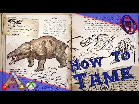 Ark Survival Evolved How To Tame Phiomia