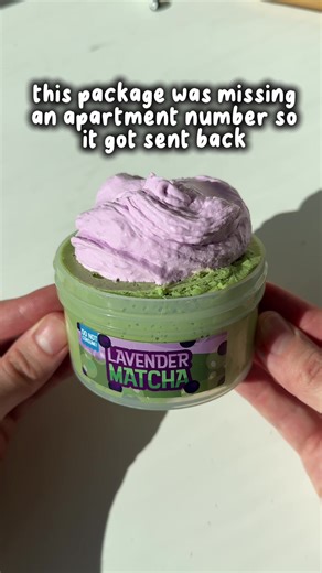 Make sure to double check your address when ordering slime or anything online! #slimeasmr