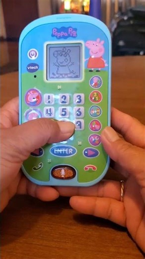 TOO CUTE! ASMR! PEPPA'S PIG PHONE! #amazing #asmr #toys #shorts #viral #trending #trendingshorts