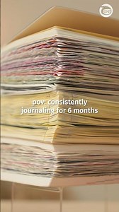 pov: consistently journaling for 6 months 😌