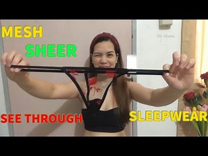 MESH & SHEER SLEEPWEAR TRY ON HAUL | Ms Madzz