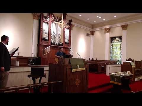 New South Church Worship Service, July 19, 2026. John 7:25-39.