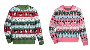 Mickey and Minnie Holiday Sweaters Bring Festive Cheer to the Disney Store | Chip and Company