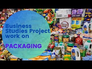Business Studies Project work on Topic Packaging | SalimZ AcademY