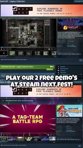 Play Our 2 Free Demo Games At Steam Next Fest! 🐶💎