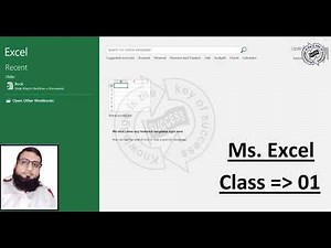 Ms Excel | Microsoft Excel Tutorial in Urdu | Class 1 | Complete Ms Excel Tutorial