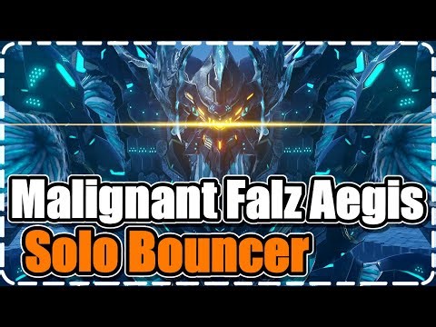 Solo Malignant Dark Falz Aegis - Bouncer Soaring Blades/Jet Boots (Gameplay) | PSO2:NGS
