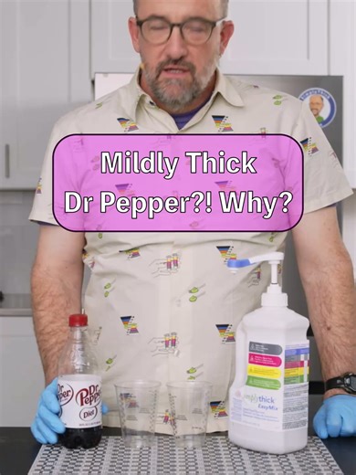 How to Thicken Diet Dr. Pepper to Mildly Thick