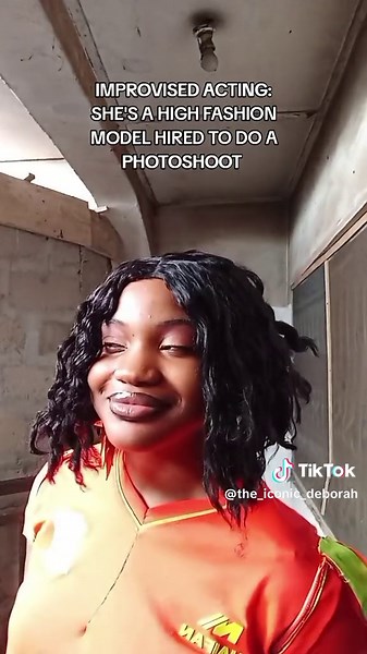 Creative Debby Improvised Acting Challenge: High Fashion Model Photoshoot