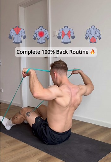 Effective Back Workout Using Resistance Bands