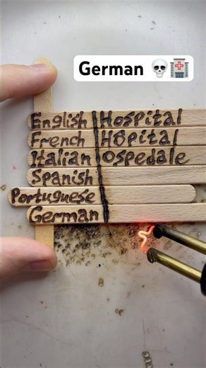 German 💀🏥 #language #hospital