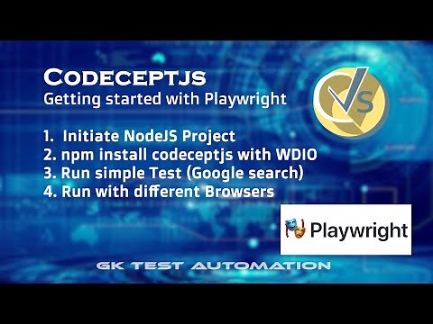 3 Codeceptjs Playwright || step by step || From scratch || Beginner || Tutorial