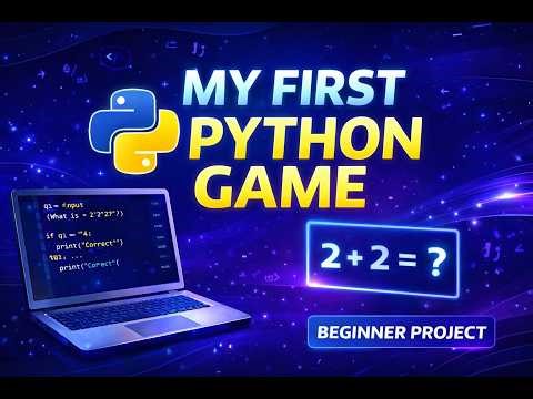 I Built My First Python Game (Beginner Project)