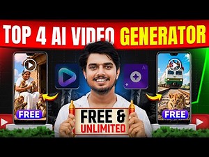 Top 4 FREE UNLIMITED AI Video Generator | ai video kaise banaye free mein | Text-to-Video AI 2026