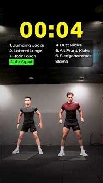 3 minutes tabata HIIT workout no equipment ✅🔥 #tabata #tabataworkout #hiit #fitnessmotivation